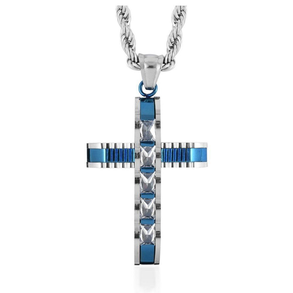 Cross Pendant Necklace Austrian Crystal 30…